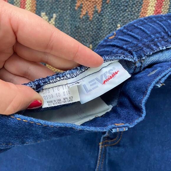 Levi's Vintage 1980s High Rise Straight Leg Jeans Size 8/29 - Picture 4 of 4